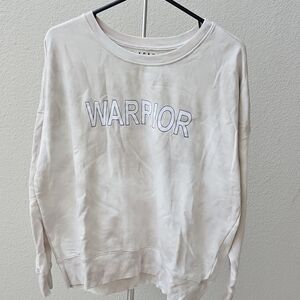 LACAUSA White Crewneck Top Medium